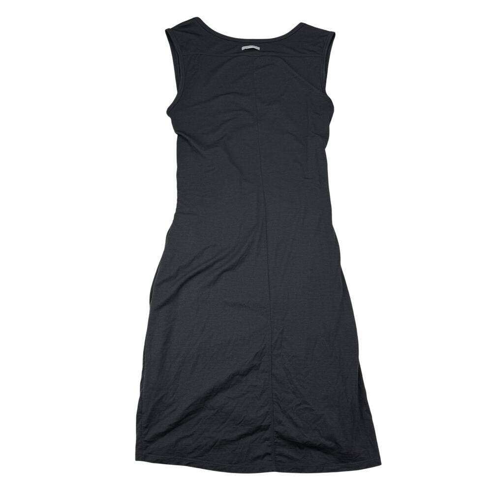ICEBREAKER Aria Merino Wool Tank Dress Size Medium Black - Picture 4 of 5